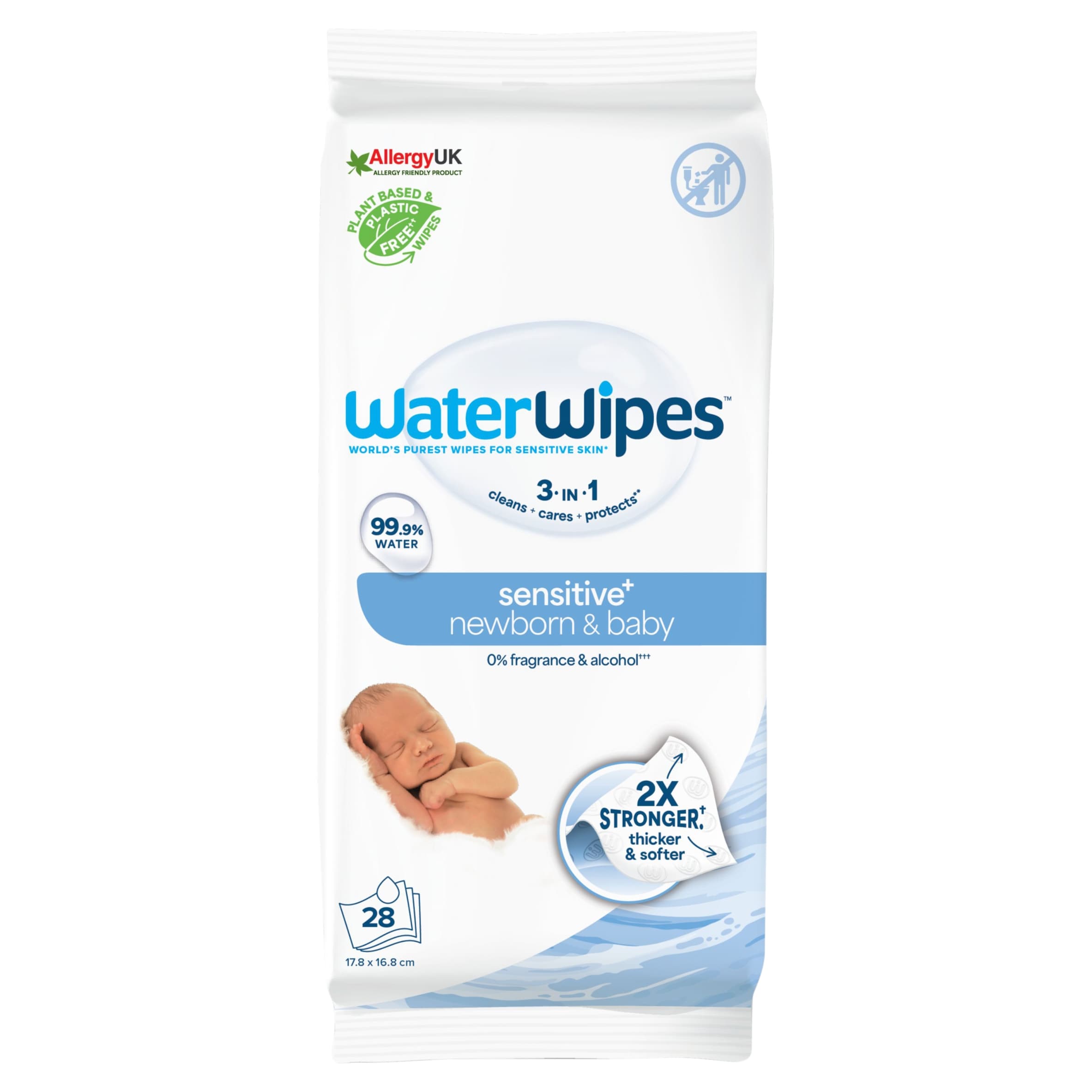 WaterWipes BIO Wet Wipes On The Go Pack 28 sheet