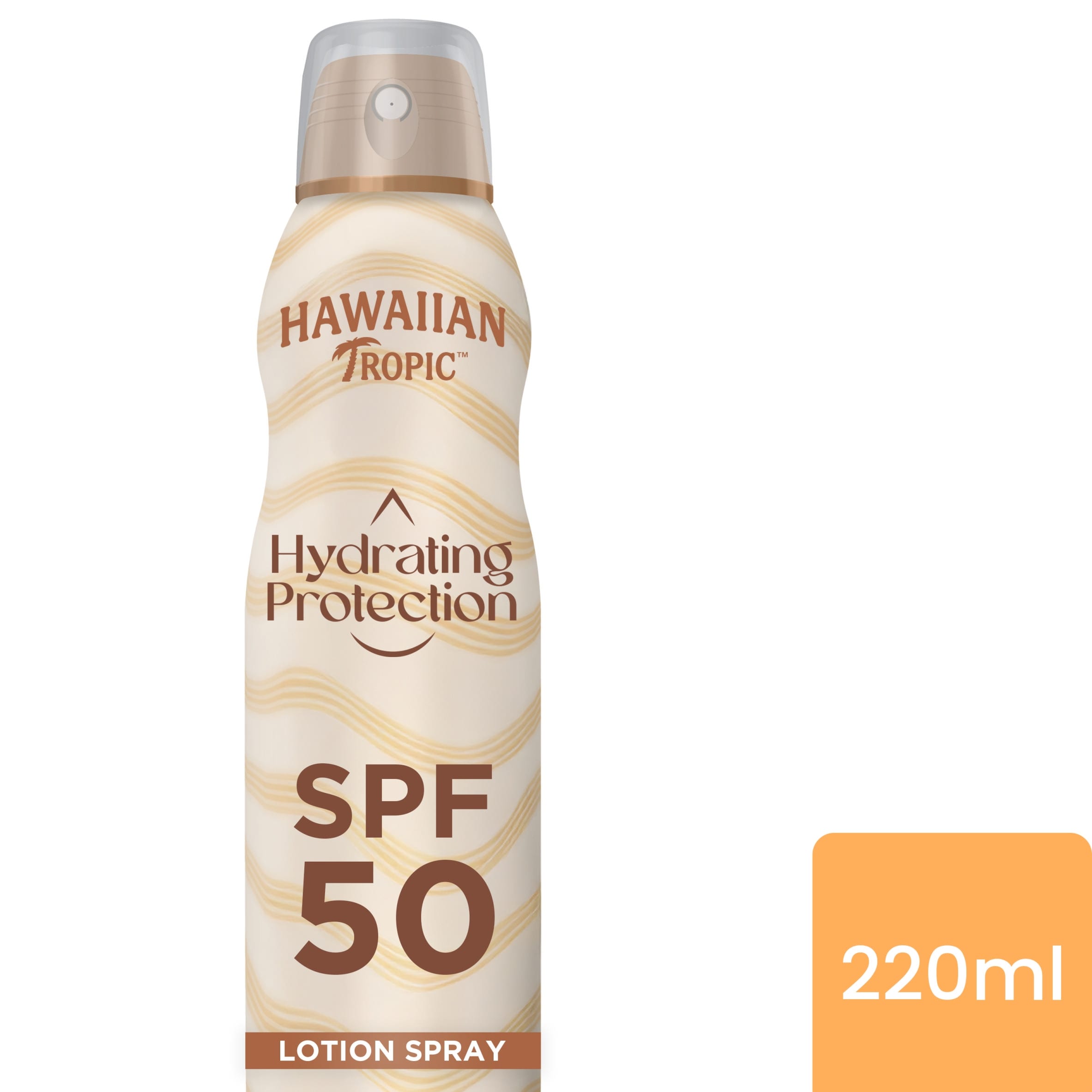 Hawaiian Tropic Hydrating Protection Sunscreen Spray SPF 50 220ml