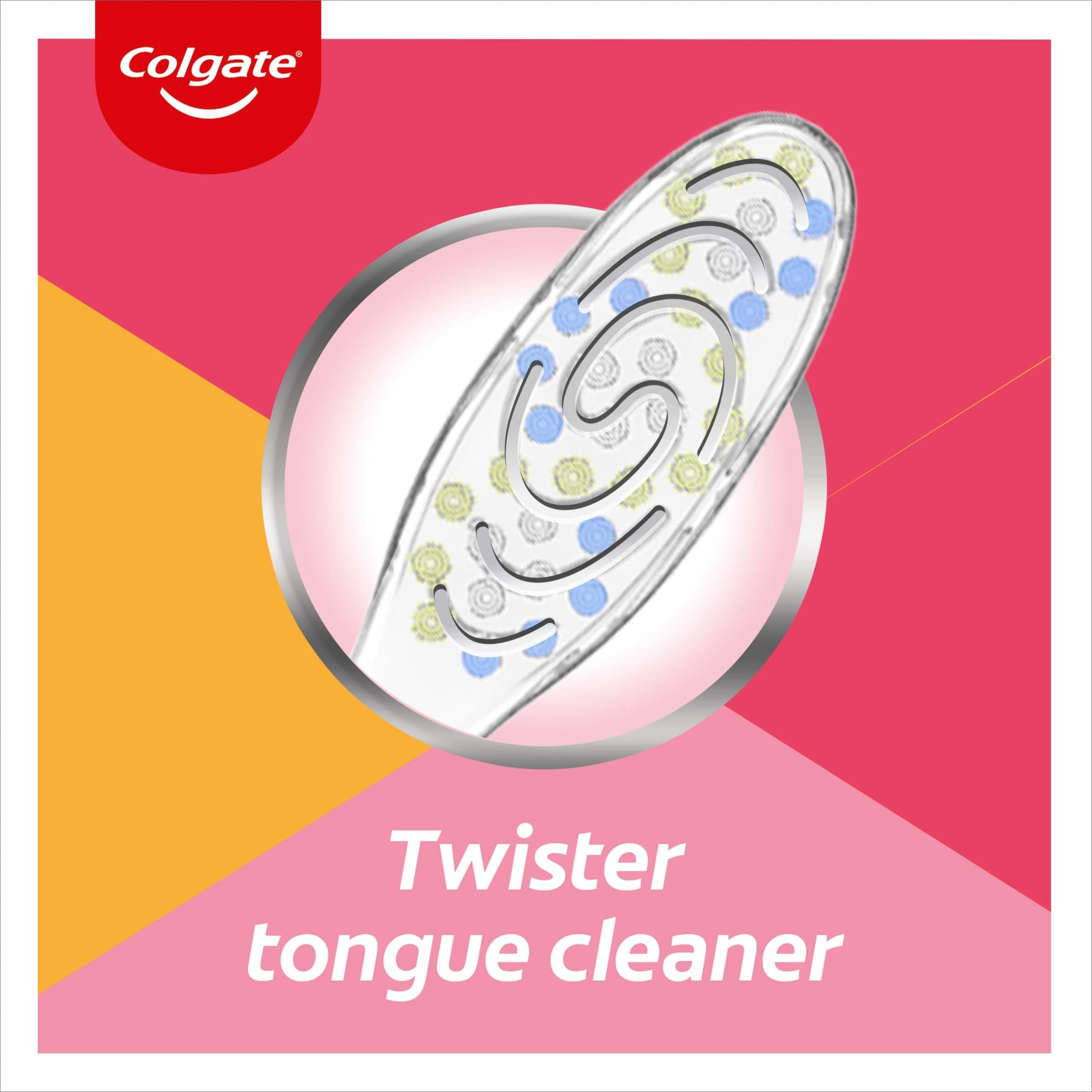Colgate Twister Design Edition Soft Manual Toothbrush 4 Pack thumbnail 4