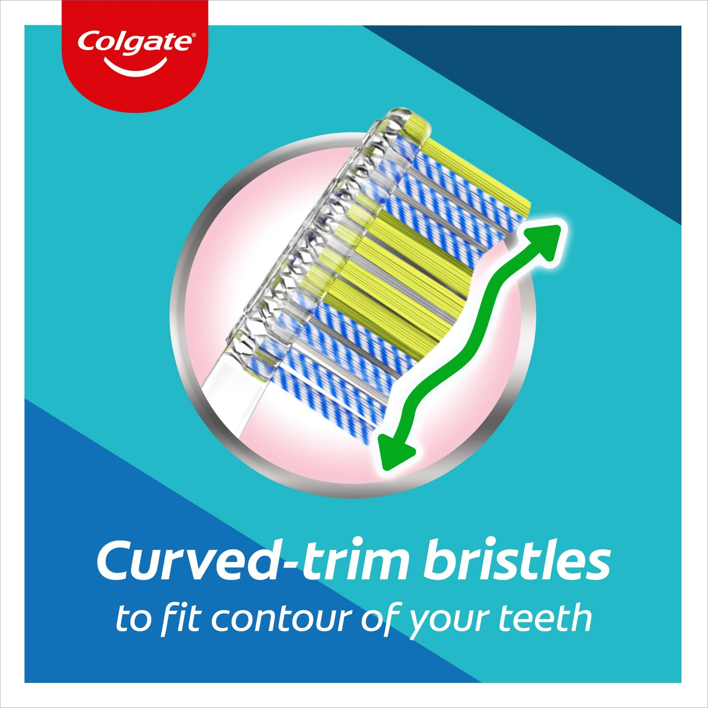 Colgate Twister Design Edition Soft Manual Toothbrush 4 Pack thumbnail 5