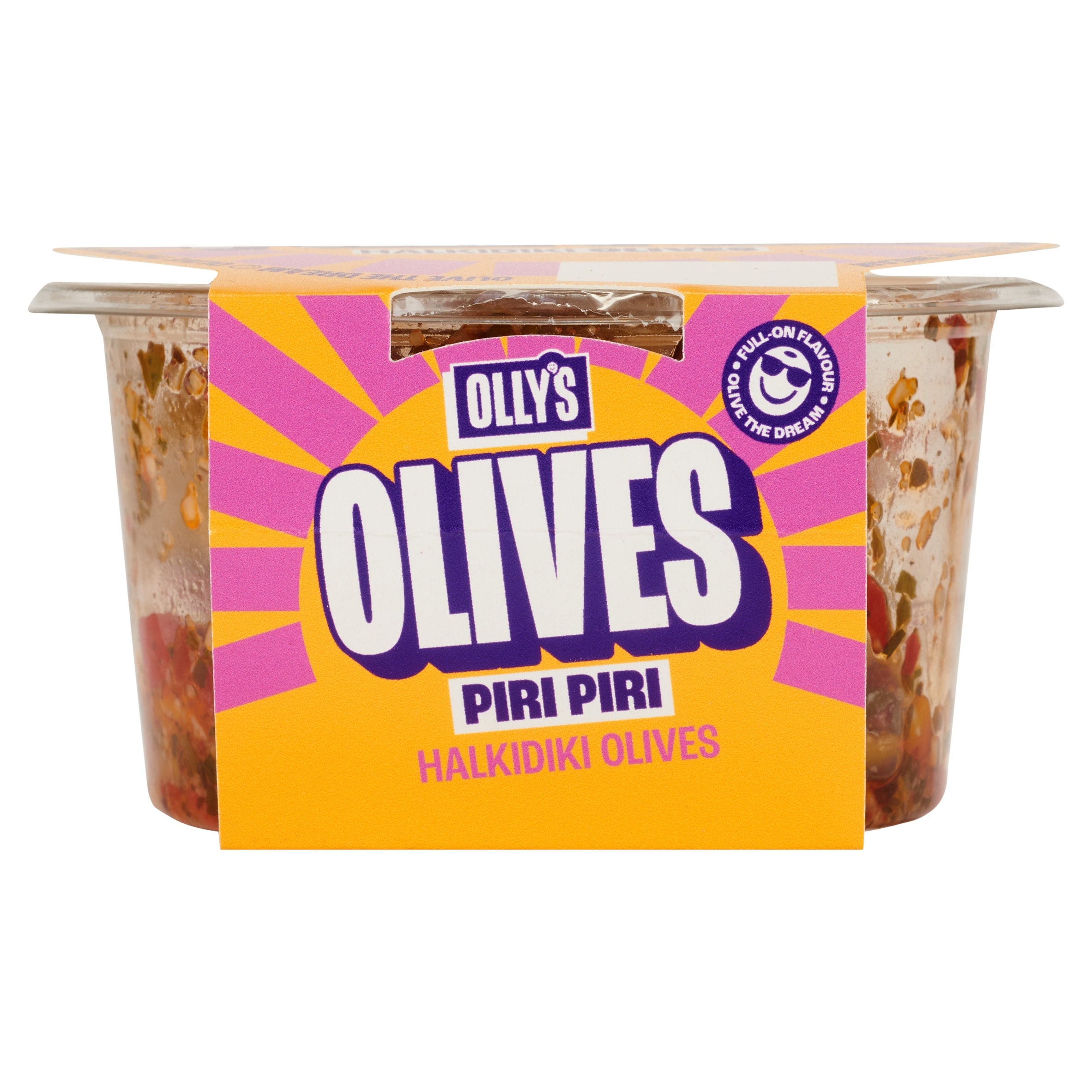 Olly's Piri Piri Halkidiki Olives 200g