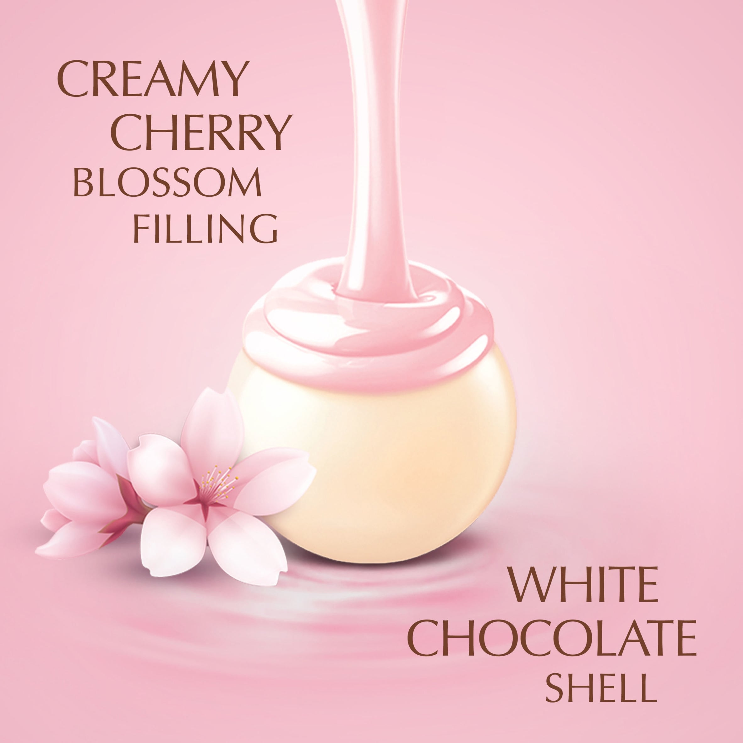 LINDOR Lindt Cherry Blossom White Chocolate Truffle Box 200g thumbnail 2