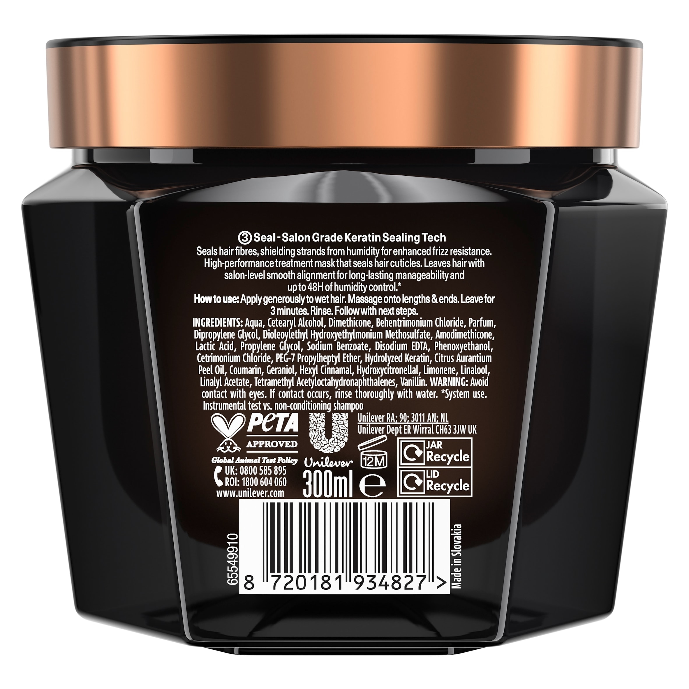 Tresemmé Professional Keratin Seal Smooth Advanced Sealing Treatment Mask 300ml thumbnail 2