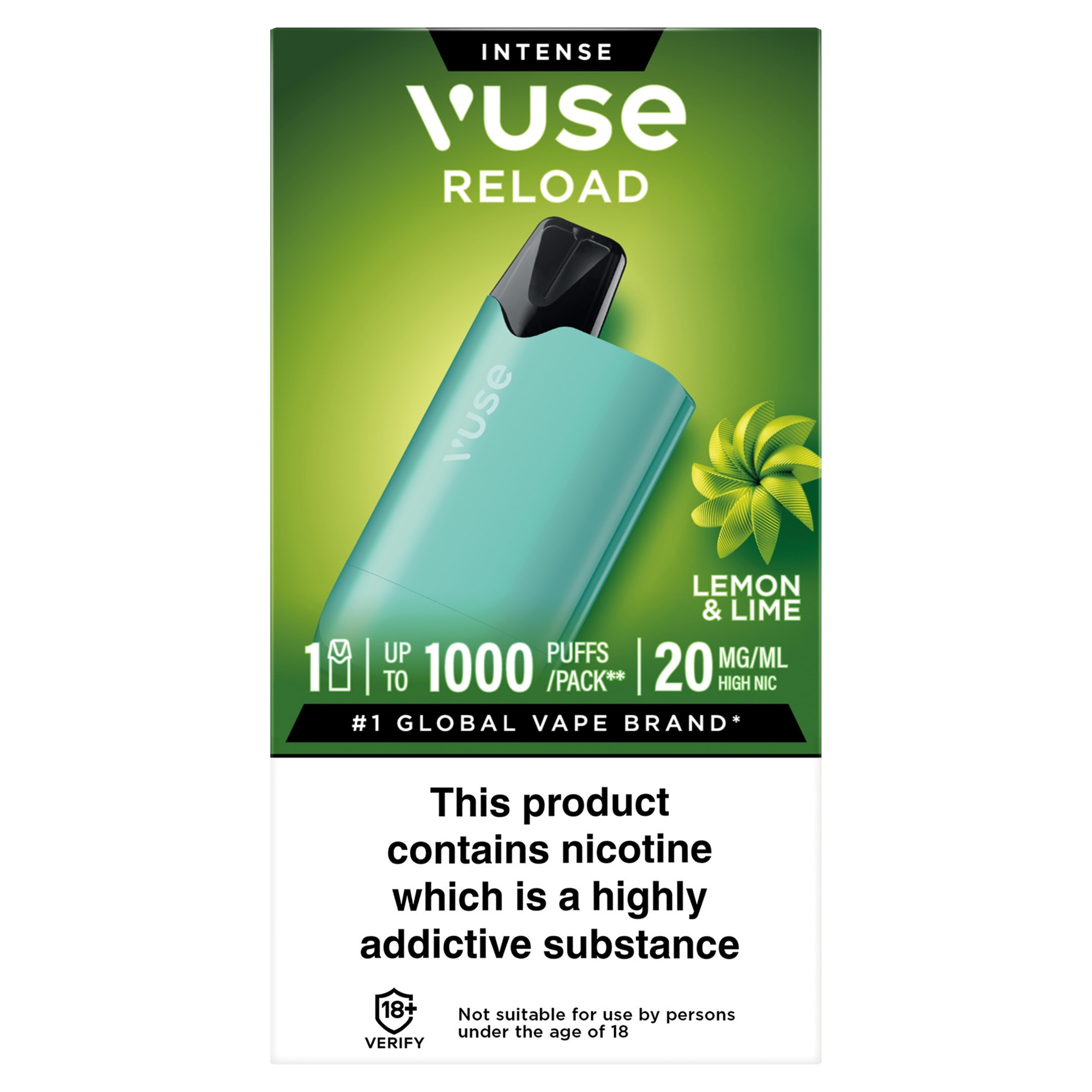 Vuse Reload Lemon & Lime 20mg