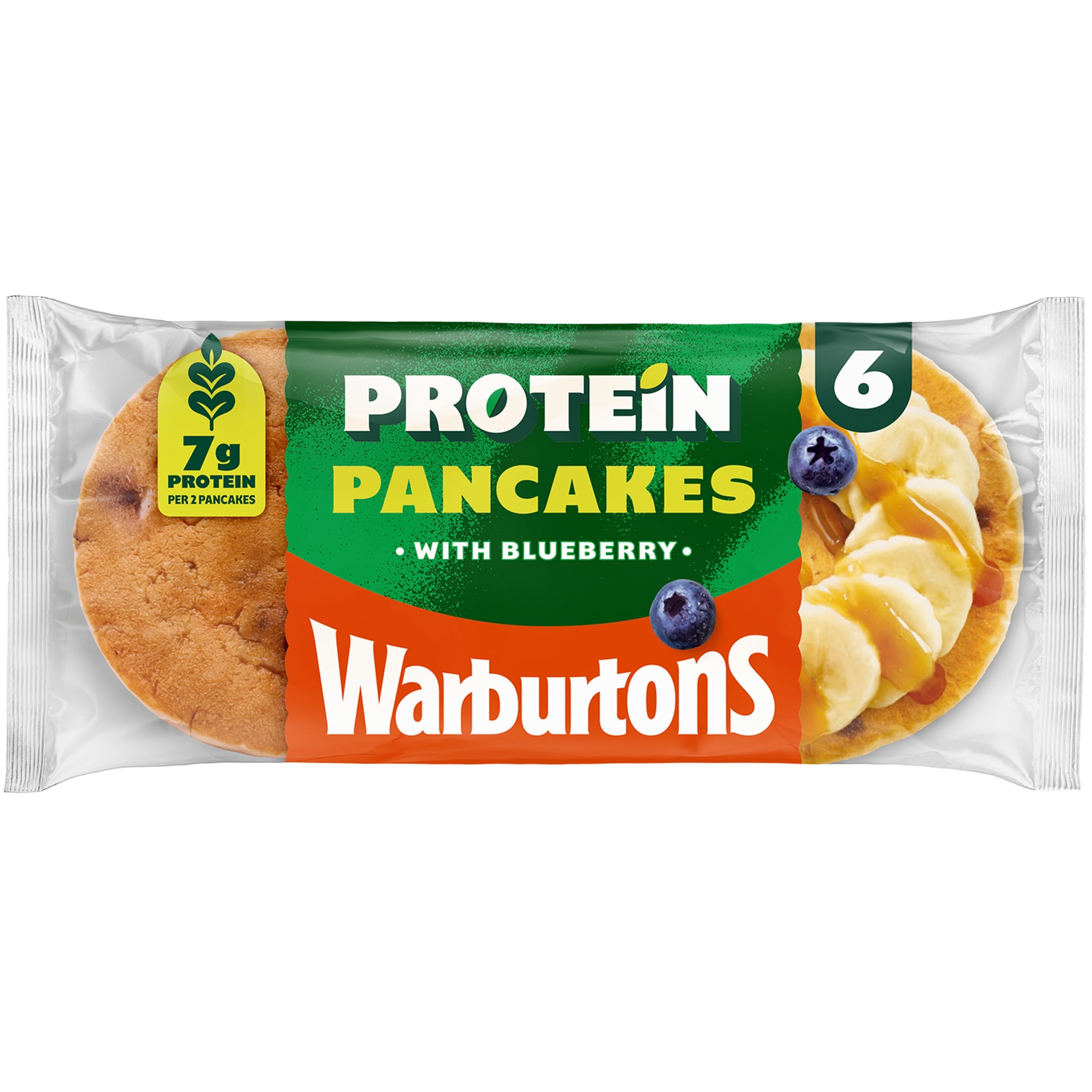 Warburtons 6 Protein Pancakes with Blueberry