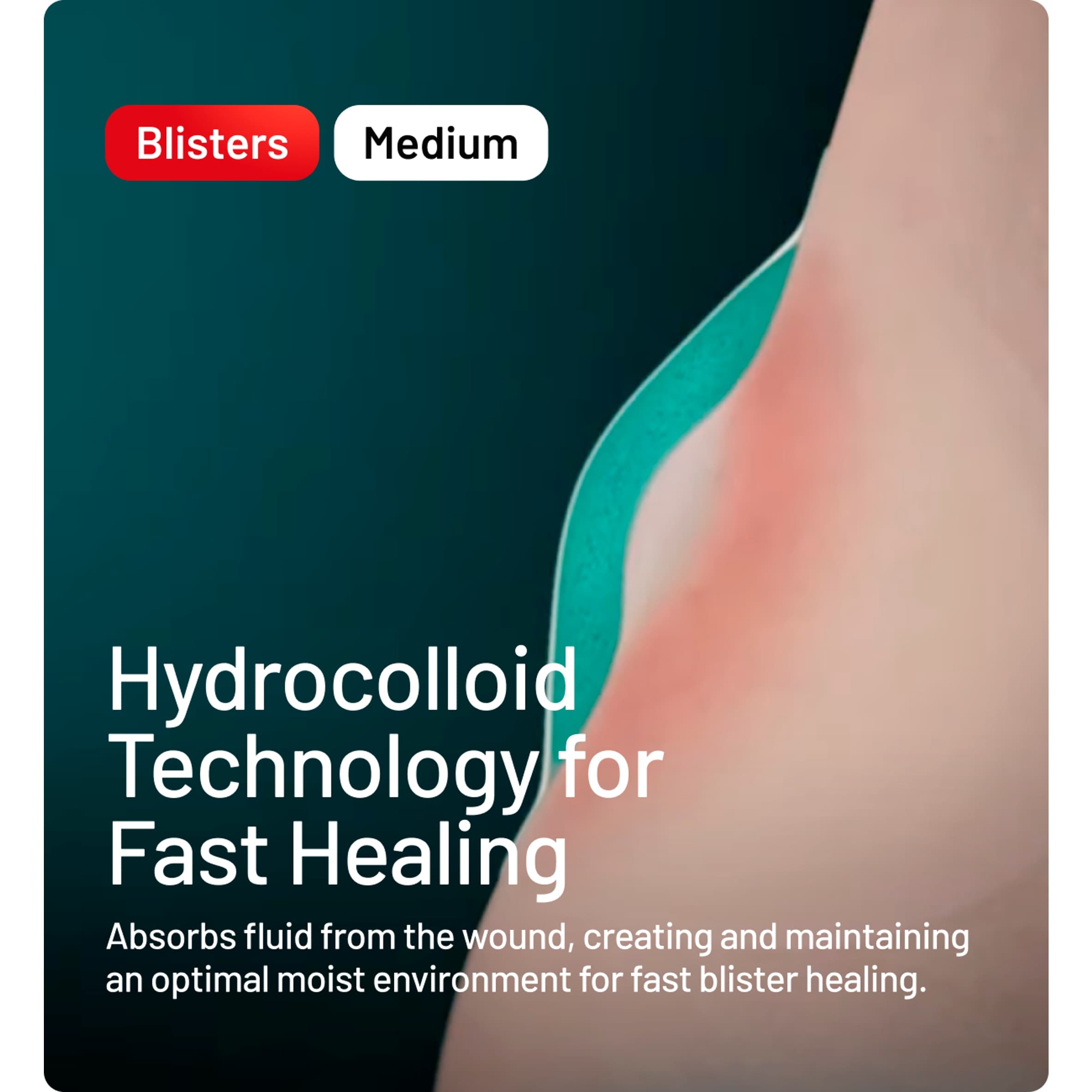 COMPEED Blister Medium 4 Plasters thumbnail 2