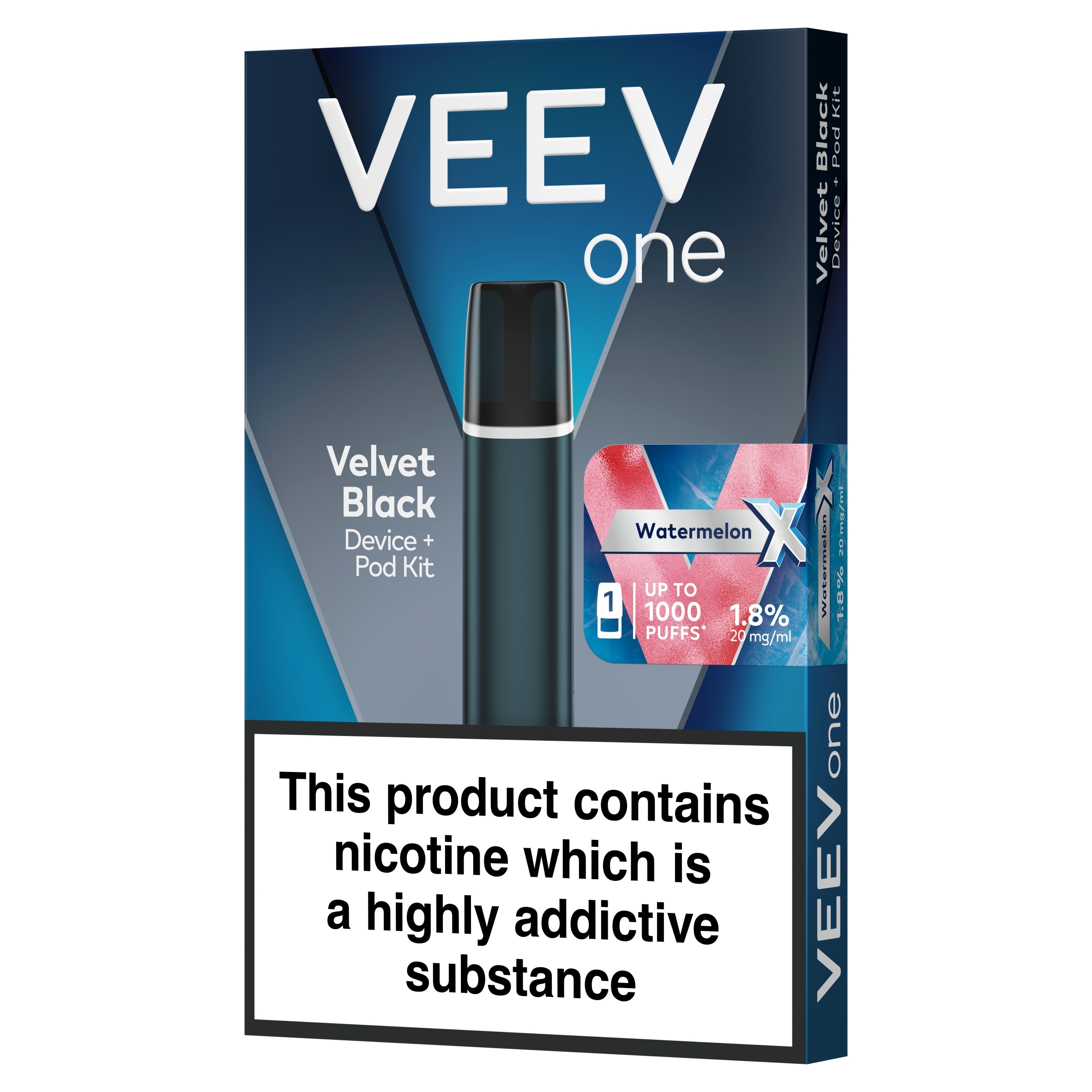 VEEV One Velvet Black Device + Watermelon X Pod 20mg
