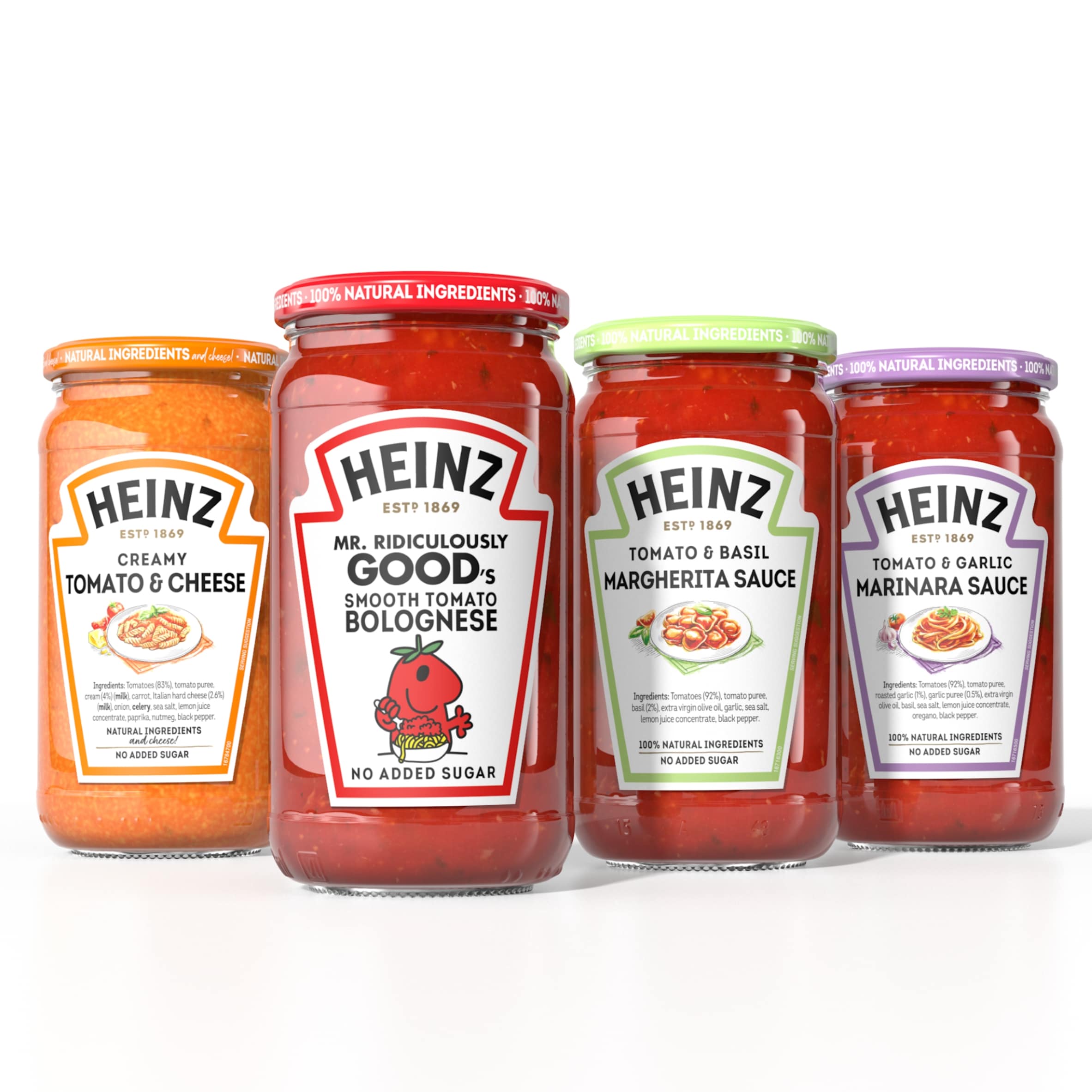 Heinz Tomato & Basil Margherita Sauce 490g thumbnail 3