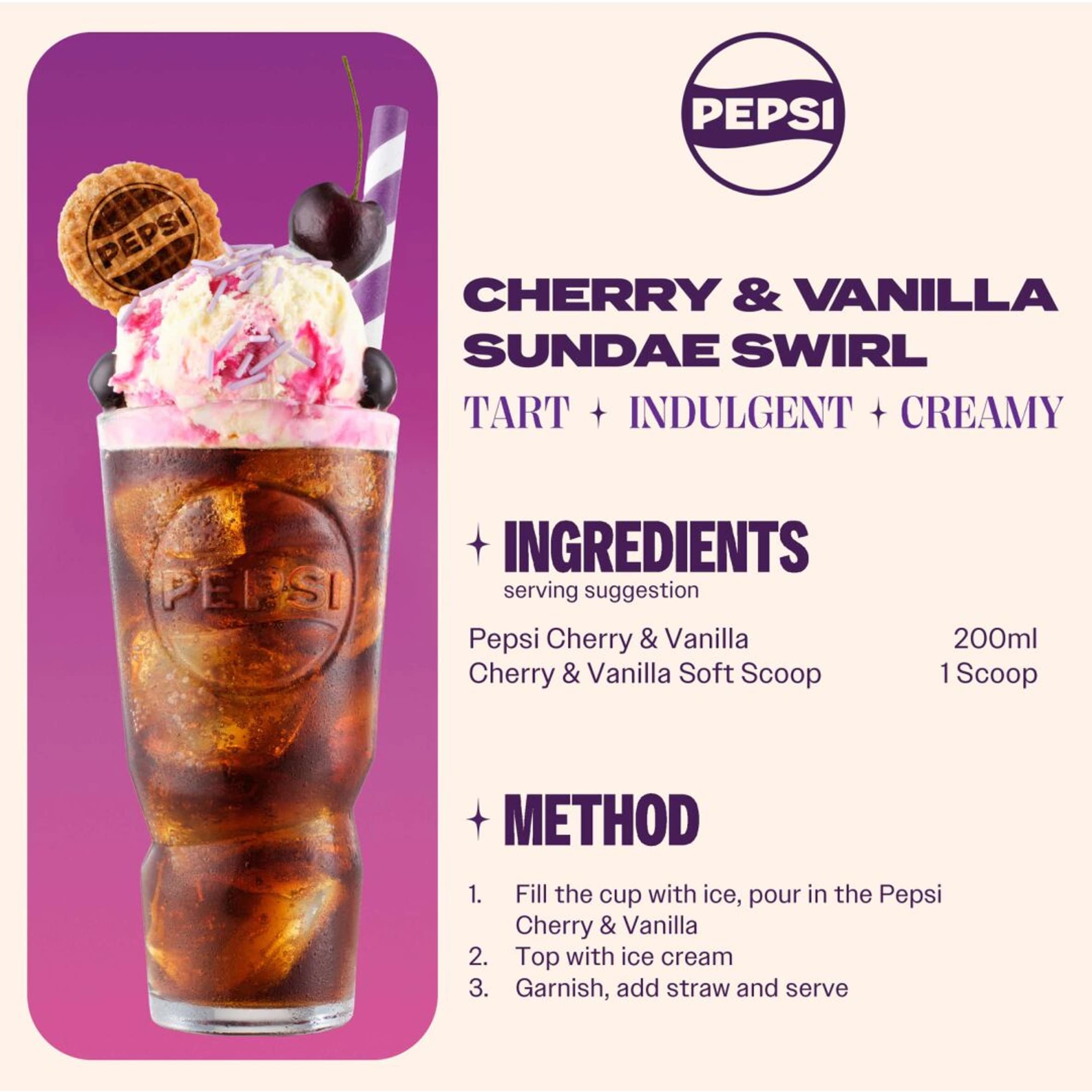 Pepsi Zero Sugar Cherry & Vanilla Flavour 1.25L thumbnail 3