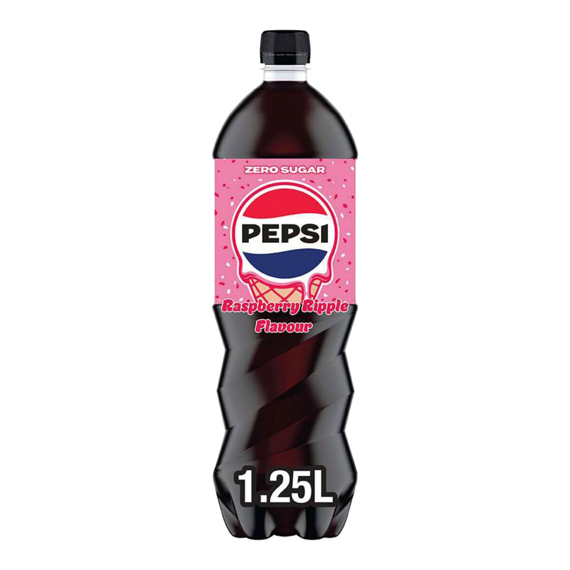 Pepsi Zero Sugar Raspberry Ripple Flavour 1.25L