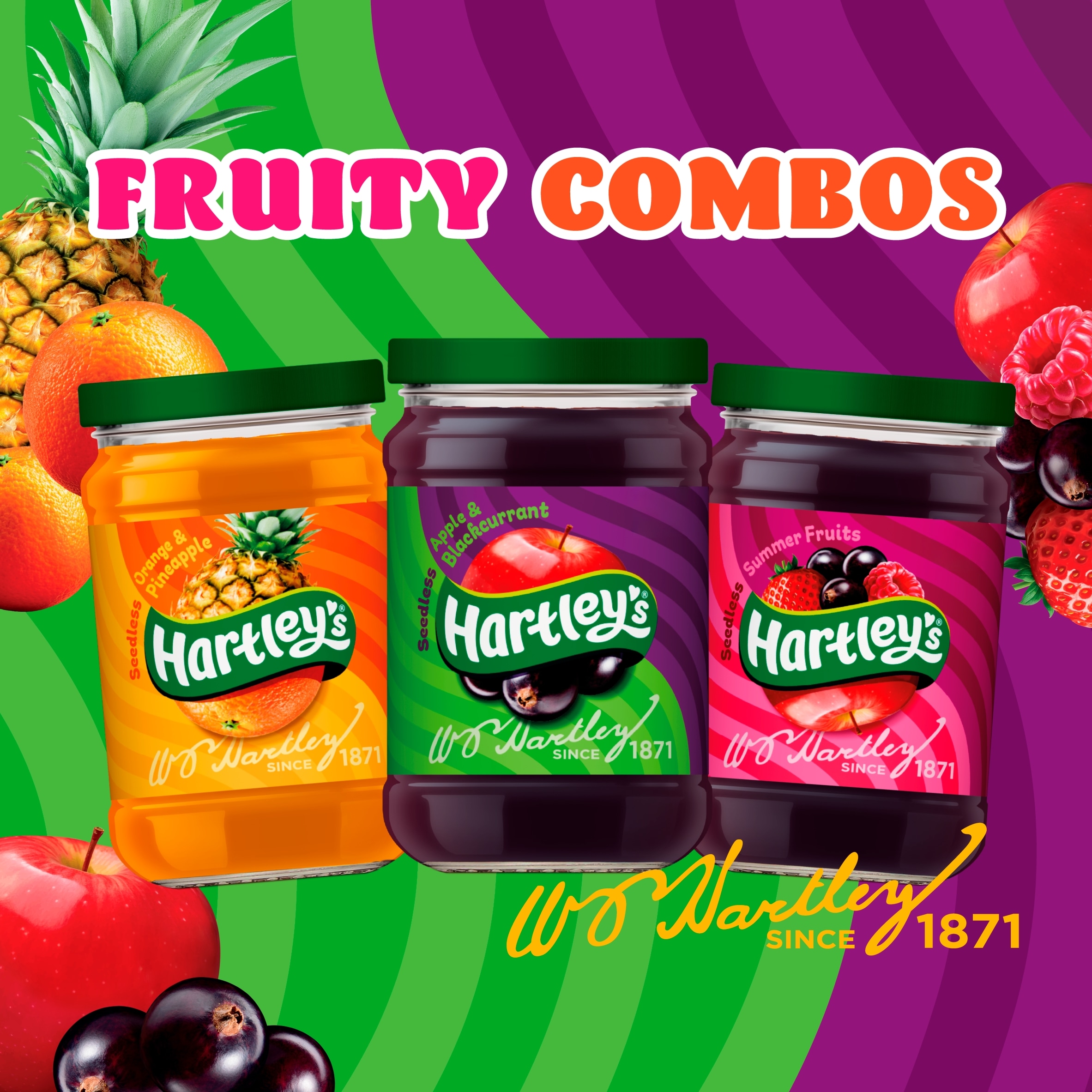 Hartley's Seedless Pineapple & Orange Jam 300g thumbnail 3