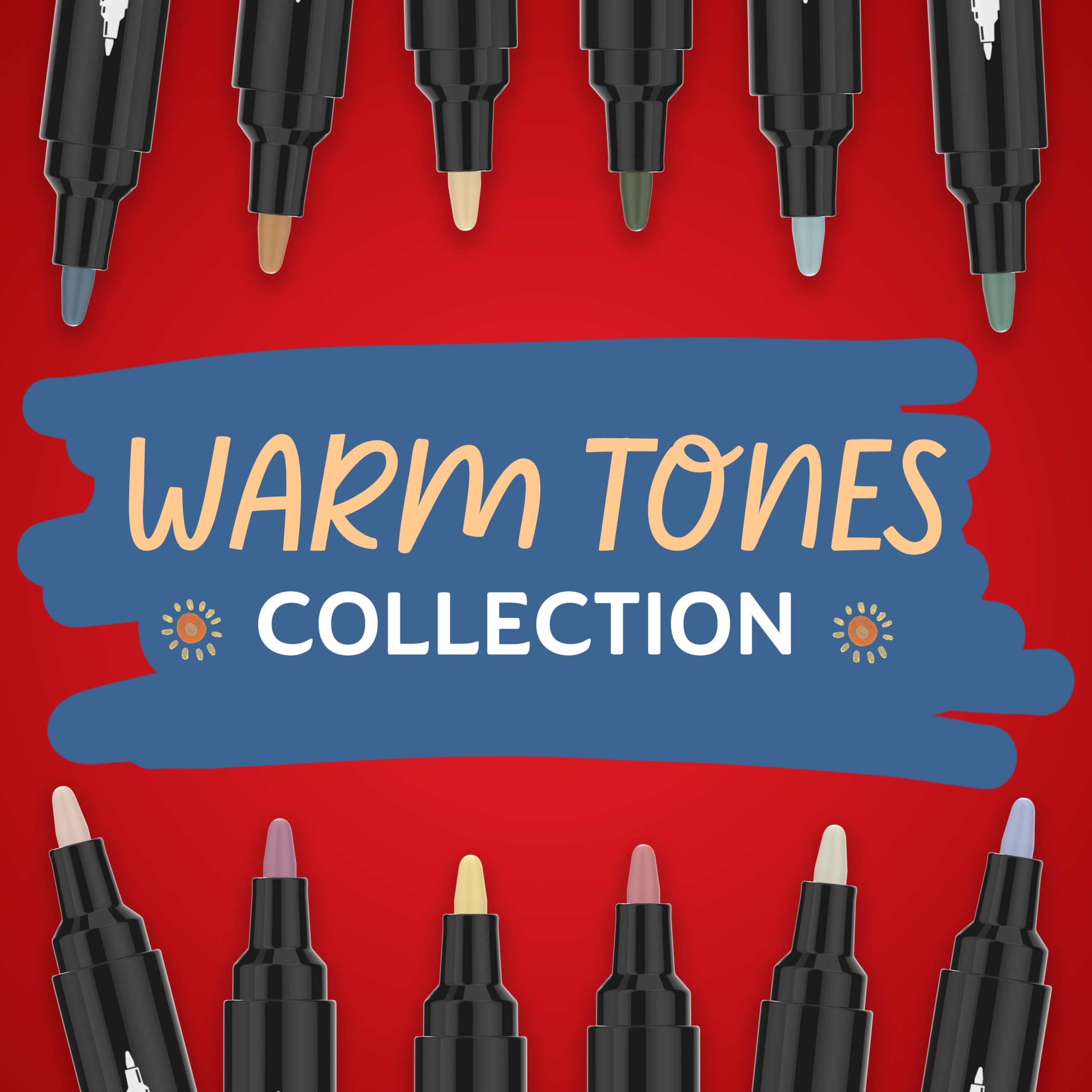 Sharpie Creative 12 Markers Warm tones thumbnail 2