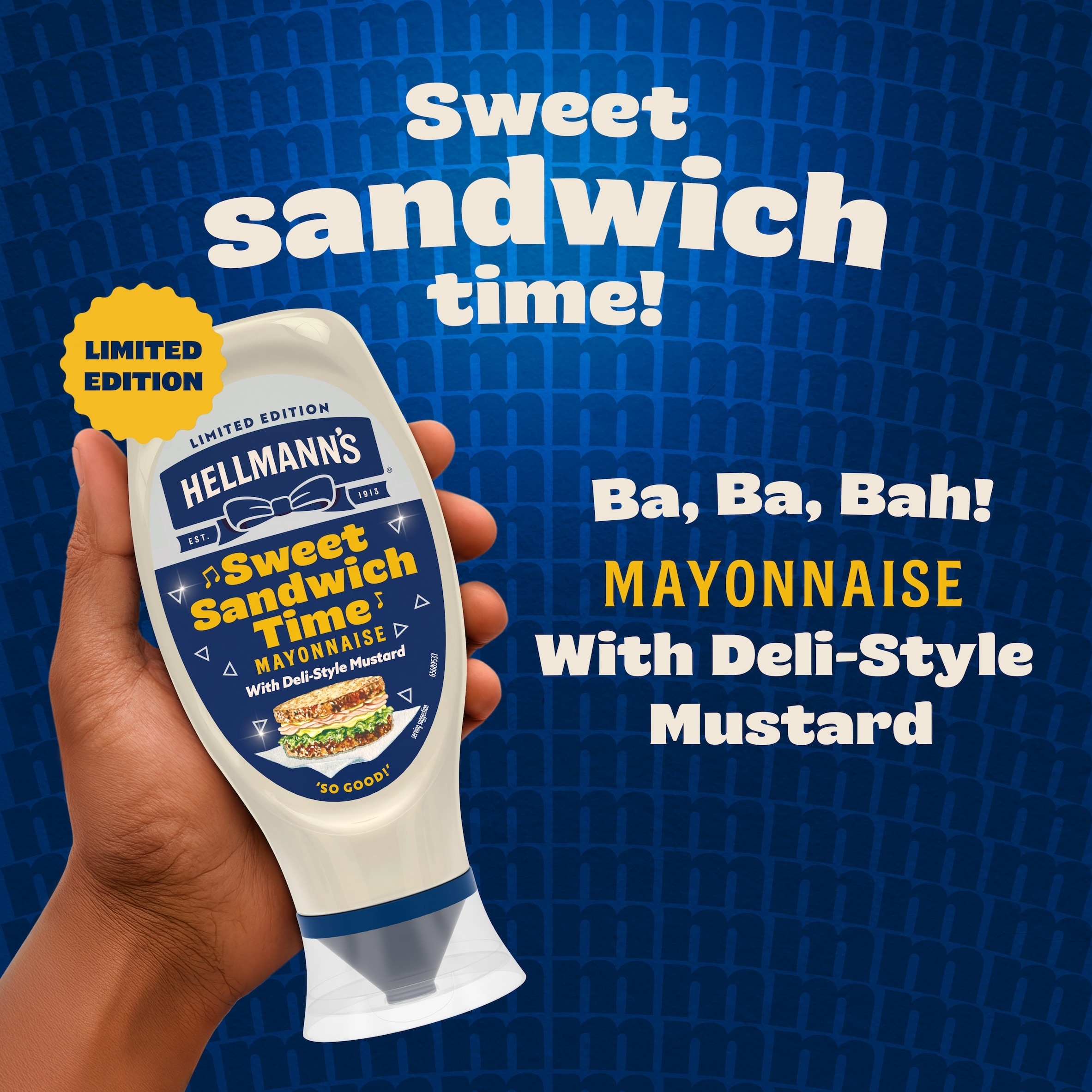 Hellmann’s Sweet Sandwich Time Mayonnaise with Mustard Limited Edition 430 Ml thumbnail 3