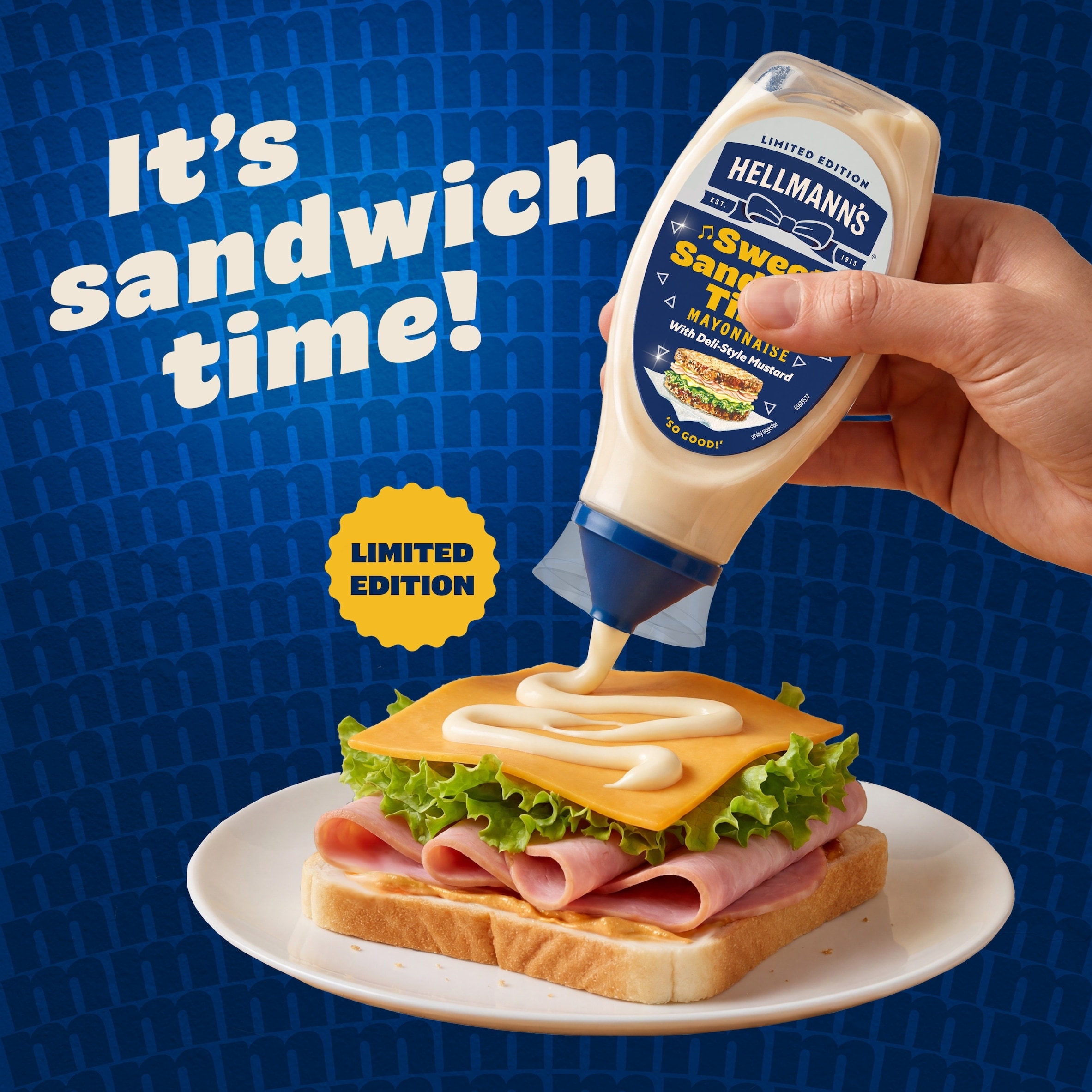 Hellmann’s Sweet Sandwich Time Mayonnaise with Mustard Limited Edition 430 Ml thumbnail 4