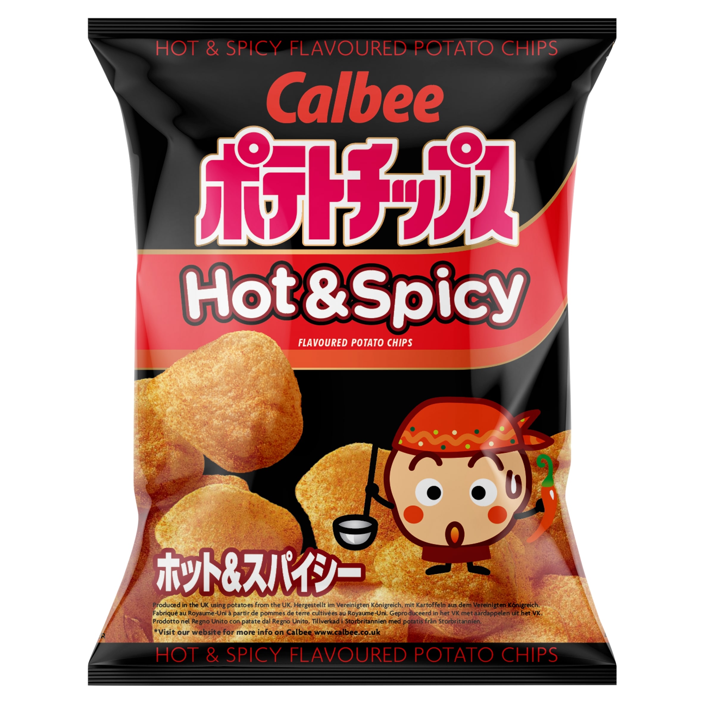 Calbee Hot & Spicy Flavour Potato Chips 130g