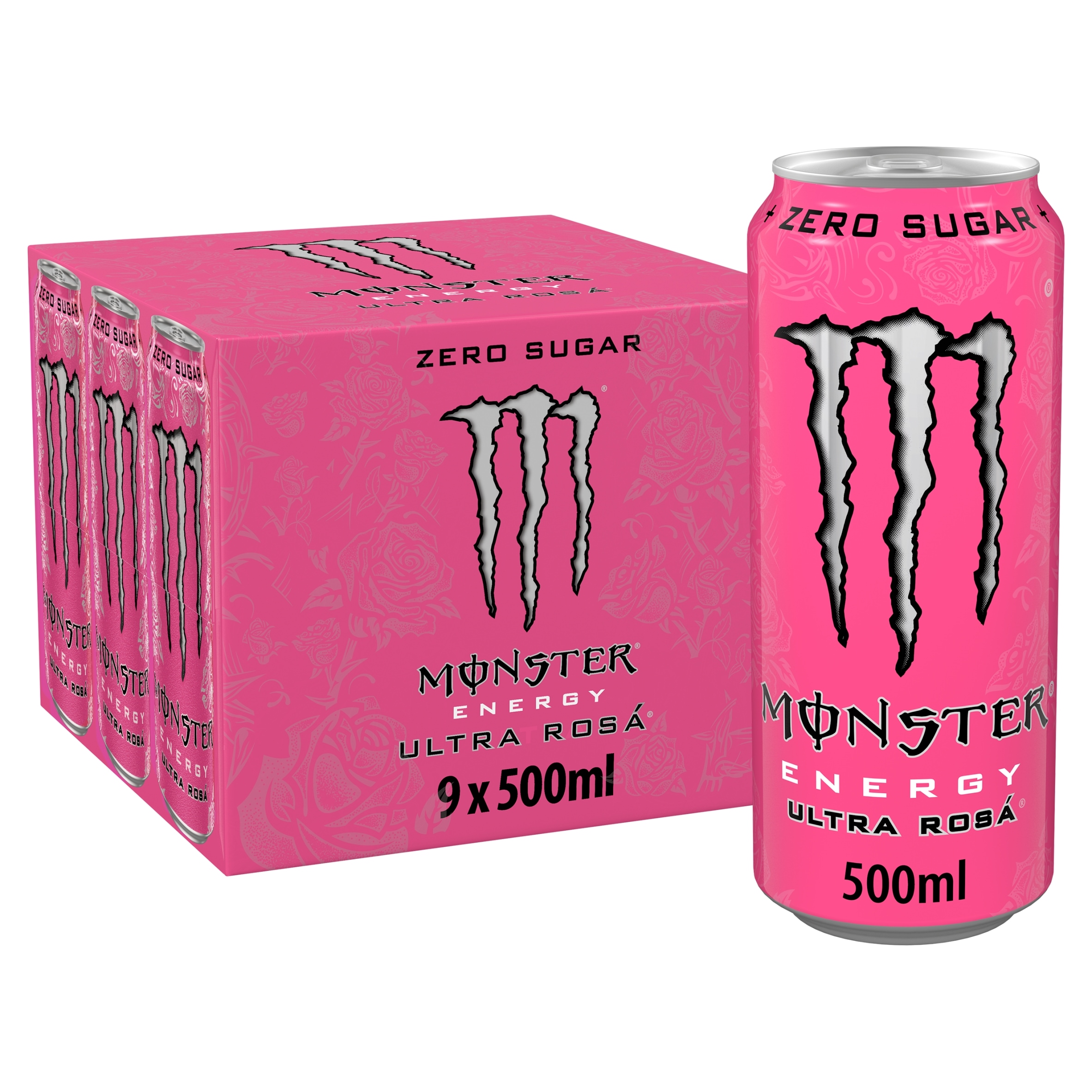 Monster Energy Ultra Rosa Zero Sugar 9x500ml