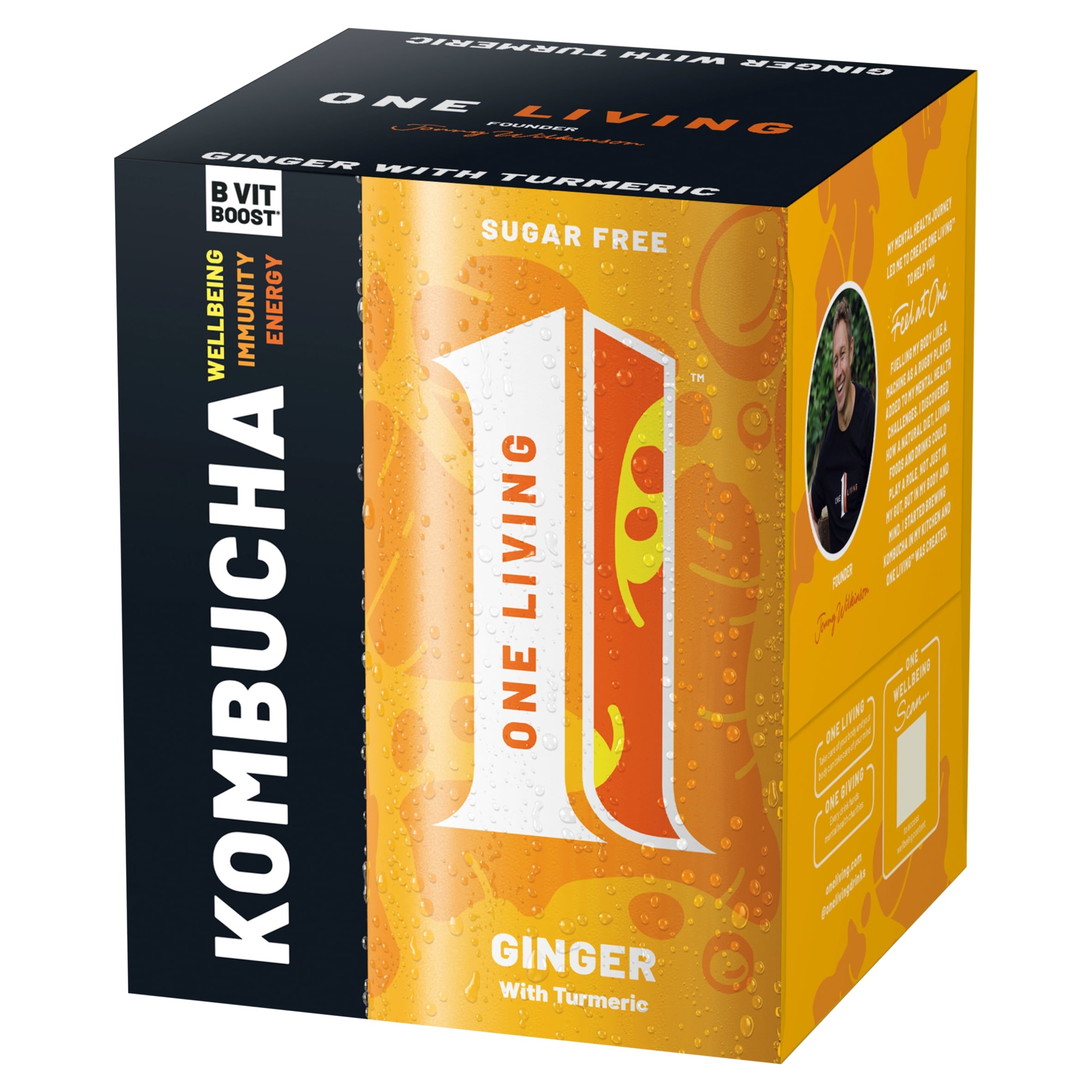One Living Ginger Kombucha Multipack