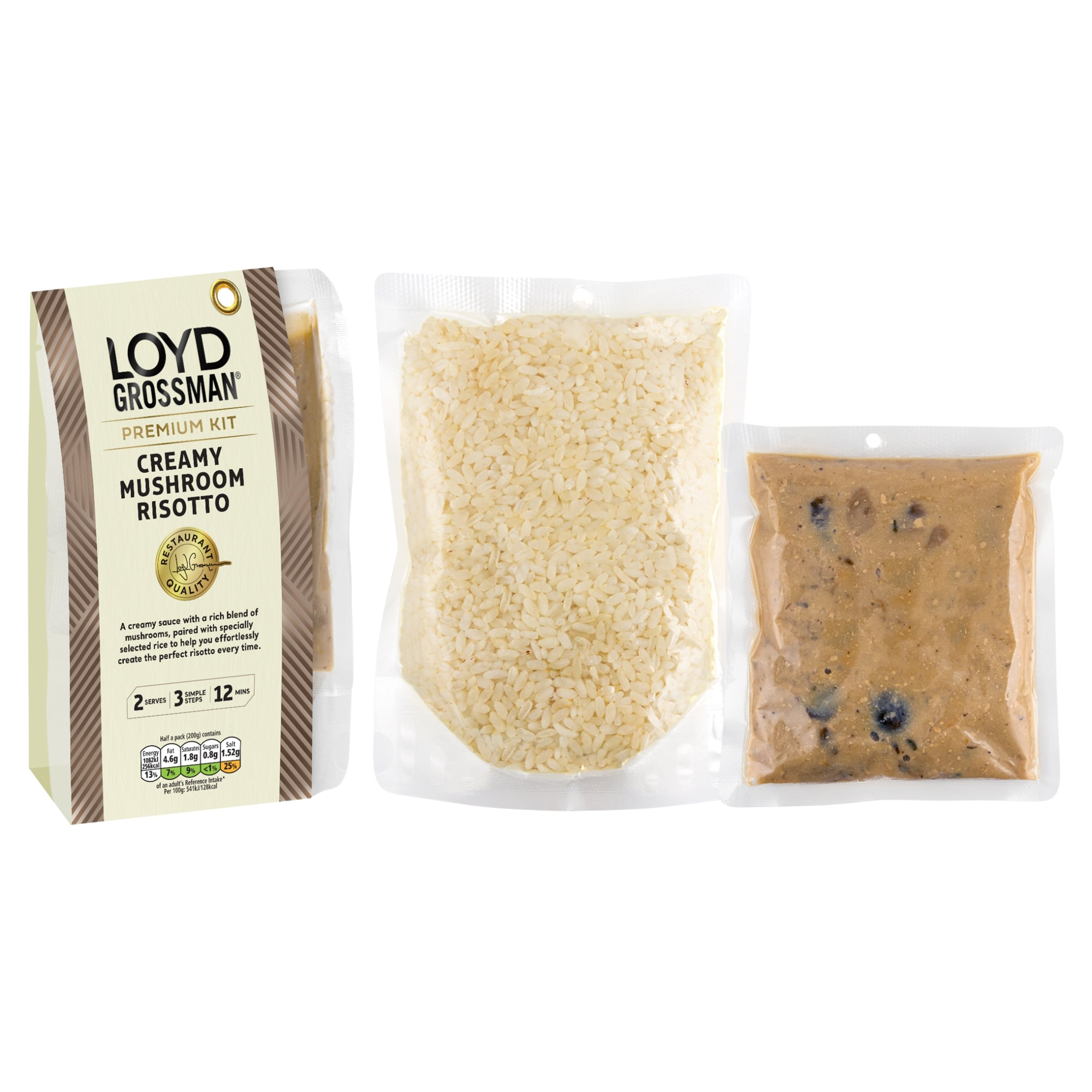 Loyd Grossman Creamy Mushroom Risotto 400g thumbnail 2